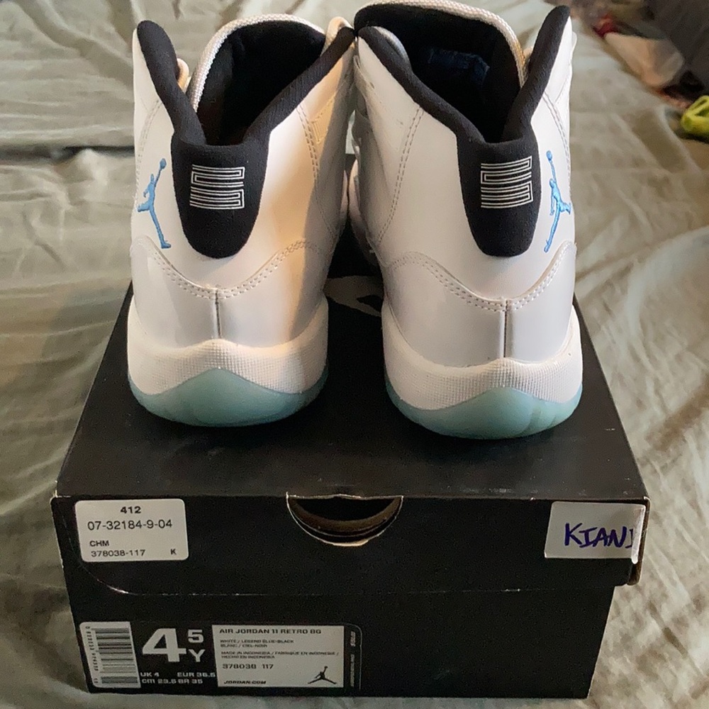 🔺SOLD🔺 Jordan 11 Legend Blue 4.5Y - Picture 5 of 7